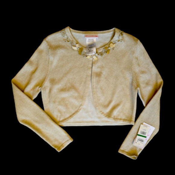BONNIE JEAN Girls Cardigan Size L - Picture 1 of 5